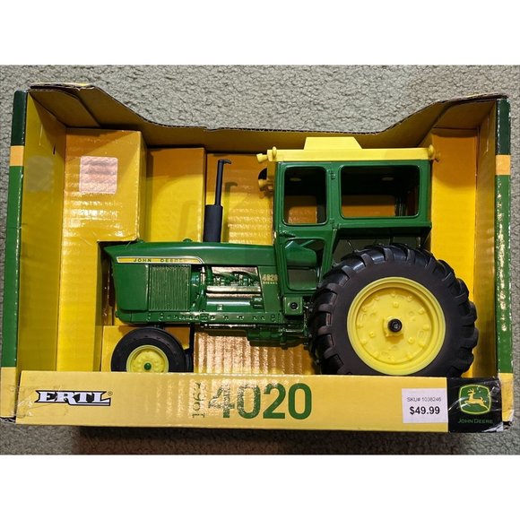New! ERTL John Deere 1963 4020 Diesel Tractor w/Cab 1/16  Die-cast  #45312 Misb! - Picture 1 of 7